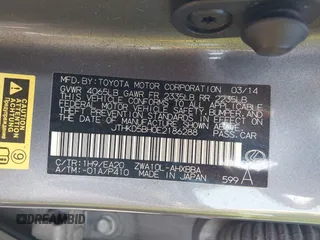 2014 Lexus CT 200h с VIN JTHKD5BH0E2186288, выставлен на аукционе IAAI как лот 42135501 с пробегом 285 076 миль миль и . История ставок и продаж доступна на DreamBid. Изображение 9.