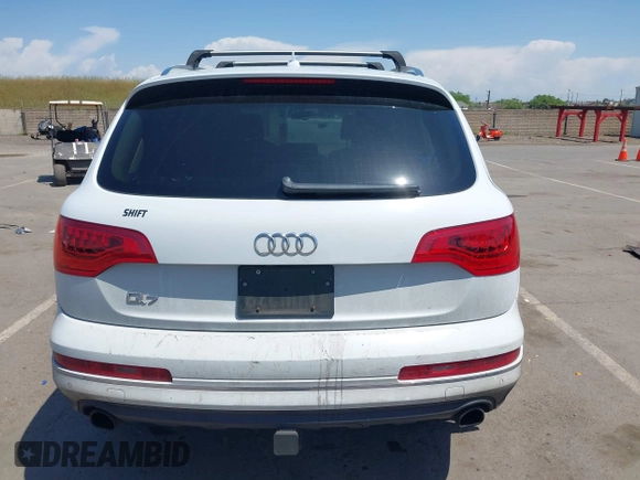 2013 Audi Q7 Premium Plus with VIN WA1LGAFE8DD010690, listed as a IAAI auction lot 42152906 with 152,351 mi miles and . Bid and sale history available at DreamBid. Image 16.