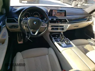 2017 BMW 7 Series 750i with VIN WBA7F0C52HGM21383, listed as a Copart auction lot 85540974 with 151,708 mi miles and Salvage title. Bid and sale history available at DreamBid. Image 8.