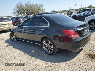 2017 Mercedes-Benz C 300 with VIN 55SWF4JB5HU218785, listed as a Copart auction lot 52963205 with 165,590 mi miles and Salvage title. Bid and sale history available at DreamBid. Image 2.