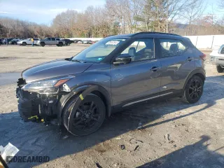 2023 Nissan Kicks SR with VIN 3N1CP5DV3PL535108, listed as a Copart auction lot 85962564 with 10,714 mi miles and Salvage Title. Bid and sale history available at carsss.com. Image 1.