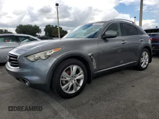 2013 Infiniti FX with VIN JN8CS1MU2DM141035, listed as a Copart auction lot 73953754 with 164,253 mi miles and Salvage Title. Bid and sale history available at DreamBid. Image 1.