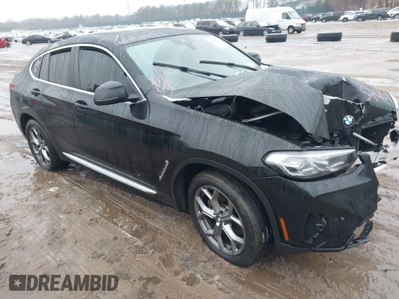 2023 BMW X4 xDrive30i z VIN 5UX33DT05P9R43464, wystawiony jako IAAI lot #41507571 z przebiegiem 32 914 mil mil oraz . Historia ofert i sprzedaży dostępna na DreamBid. Obrazek 1.
