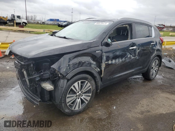 2016 Kia Sportage EX z VIN KNDPCCAC8G7803558, wystawiony jako Copart lot #80878474 z przebiegiem 228 876 mil mil oraz Czysty tytuł • Clean title. Historia ofert i sprzedaży dostępna na DreamBid. Obrazek 1.