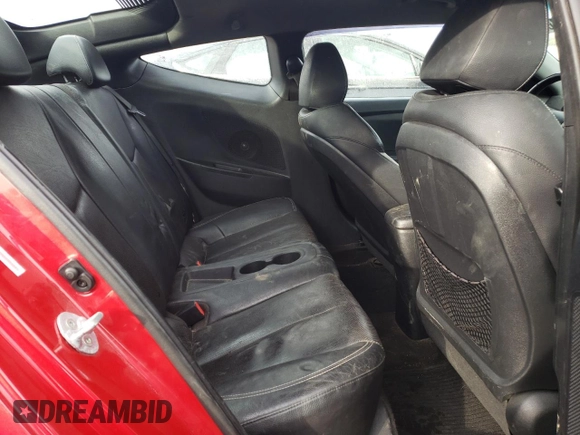 2014 Hyundai Veloster Turbo with VIN KMHTC6AE0EU201149, listed as a Copart auction lot 42345705 with 94,610 mi miles and Salvage Title. Bid and sale history available at carsss.com. Image 10.