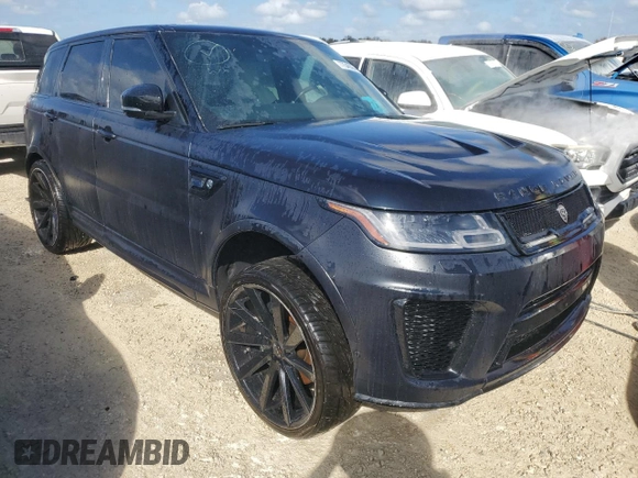 2021 Land Rover Range Rover Sport SVR with VIN SALWZ2RE5MA780919, listed as a Copart auction lot 77540064 with Not Provided miles and Salvage Title. Bid and sale history available at DreamBid. Image 4.