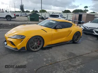 2023 Toyota Supra 3.0 with VIN WZ1DB0G04PW059661, listed as a Copart auction lot 62336385 with 9,293 mi miles and Clean title. Bid and sale history available at DreamBid. Image 1.