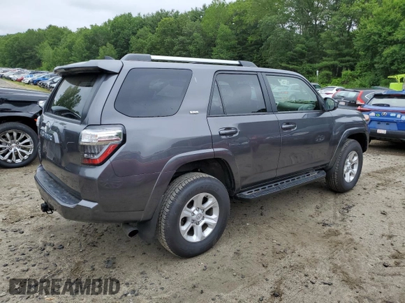 2023 Toyota 4Runner SR5 with VIN JTEMU5JR5P6104499, listed as a Copart auction lot 60705645 with 26,278 mi miles and Salvage title. Bid and sale history available at DreamBid. Image 3.