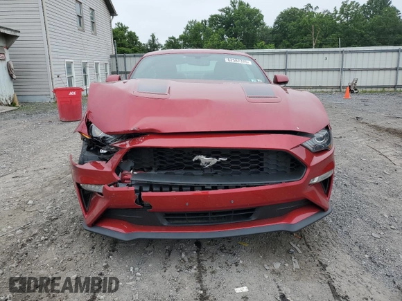 2020 Ford Mustang EcoBoost with VIN 1FA6P8TH5L5129757, listed as a Copart auction lot 62587375 with 35,272 mi miles and Salvage title. Bid and sale history available at DreamBid. Image 5.