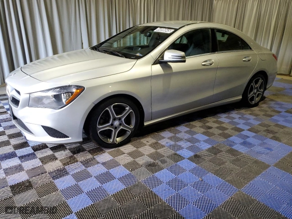 2014 Mercedes-Benz CLA-Class CLA 250 with VIN WDDSJ4EB8EN026045, listed as a Copart auction lot 44896645 with 111,792 mi miles and Clean Title. Bid and sale history available at carsss.com. Image 1.
