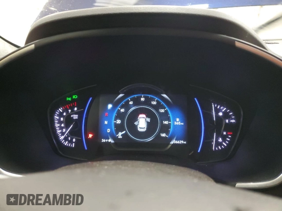 2019 Hyundai Santa Fe Ultimate with VIN 5NMS5CAD7KH075911, listed as a Copart auction lot 83766084 with 36,629 mi miles and Non Repairable. Bid and sale history available at carsss.com. Image 9.