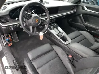2021 Porsche 911 Carrera S with VIN WP0AB2A9XMS221638, listed as a Copart auction lot 41456525 with 0 mi miles and Salvage Title. Bid and sale history available at carsss.com. Image 8.