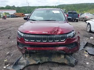 2022 Jeep Compass Latitude with VIN 3C4NJCBB9NT202123, listed as a IAAI auction lot 42234627 with 87,792 mi miles and . Bid and sale history available at DreamBid. Image 12.