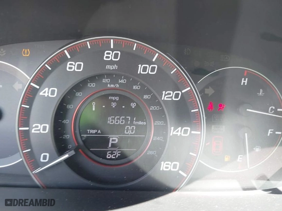 2014 Honda Accord Sedan Sport with VIN 1HGCR2F51EA279687, listed as a IAAI auction lot 41902133 with 166,671 mi miles. Bid and sale history available at carsss.com. Image 15.