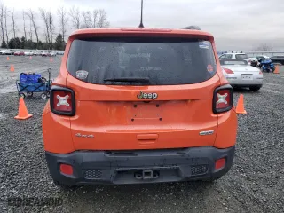 2018 Jeep Renegade Latitude with VIN ZACCJBBB9JPJ38794, listed as a Copart auction lot 50000885 with 55,160 mi miles and Salvage Title. Bid and sale history available at carsss.com. Image 6.