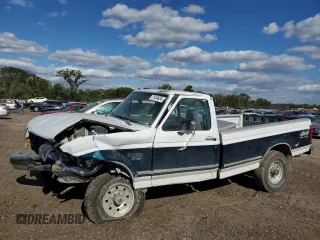 1997 Ford F-250 with VIN 1FTHF26F4VEA21095, listed as a Copart auction lot 71934824 with 214,047 mi miles and Salvage Title. Bid and sale history available at DreamBid. Image 1.