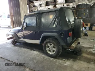 1998 Jeep Wrangler SE with VIN 1J4FY29P4WP792159, listed as a Copart auction lot 73400054 with 0 mi miles and Salvage Title. Bid and sale history available at carsss.com. Image 2.