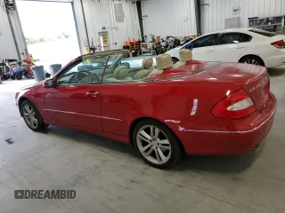 2007 Mercedes-Benz CLK-Class 3.5L with VIN WDBTK56F17T082571, listed as a Copart auction lot 74328314 with 0 mi miles and Clean Title. Bid and sale history available at carsss.com. Image 2.