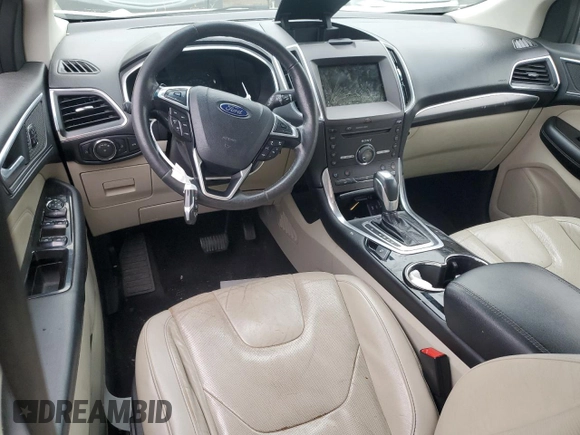 2015 Ford Edge Titanium z VIN 2FMPK4K88FBC05216, wystawiony jako Copart lot #56523475 z przebiegiem 156 558 mil mil oraz Szkoda całkowita • Salvage title. Historia ofert i sprzedaży dostępna na DreamBid. Obrazek 8.
