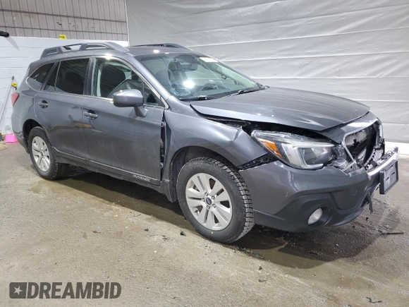 2019 Subaru Outback Premium with VIN 4S4BSAFC1K3254422, listed as a Copart auction lot 48052775 with 166,756 mi miles and Salvage Title. Bid and sale history available at carsss.com. Image 4.