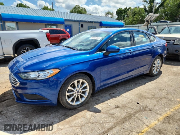 2017 Ford Fusion SE with VIN 3FA6P0H75HR116688, listed as a Copart auction lot 63027265 with 94,996 mi miles and Salvage title. Bid and sale history available at DreamBid. Image 1.