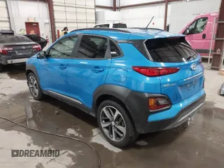 2018 Hyundai Kona Limited with VIN KM8K3CA55JU088433, listed as a IAAI auction lot 41407817 with 61,807 mi miles. Bid and sale history available at carsss.com. Image 3.