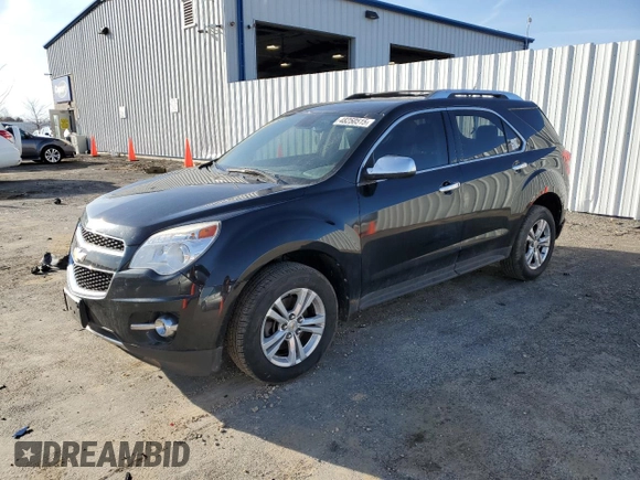 2012 Chevrolet Equinox LTZ with VIN 2GNFLGEK6C6238748, listed as a Copart auction lot 48250515 with 151,285 mi miles and Non Repairable. Bid and sale history available at carsss.com. Image 1.