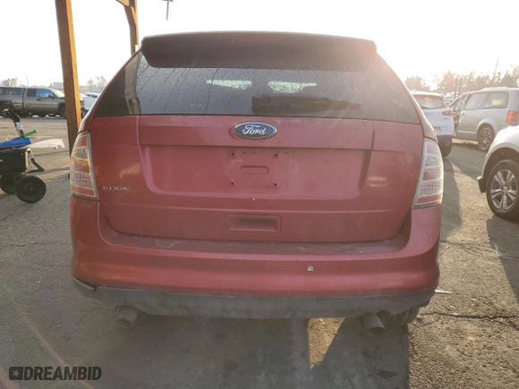 2008 Ford Edge SE with VIN 2FMDK36C28BA74881, listed as a Copart auction lot 45303475 with 0 mi miles and Non Repairable. Bid and sale history available at carsss.com. Image 6.