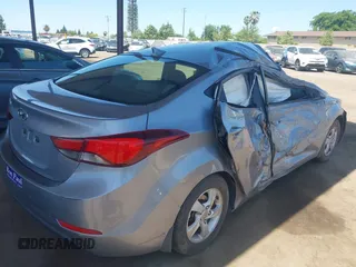 2015 Hyundai Elantra SE with VIN 5NPDH4AE2FH646616, listed as a IAAI auction lot 42101176 with 105,434 mi miles and . Bid and sale history available at DreamBid. Image 4.