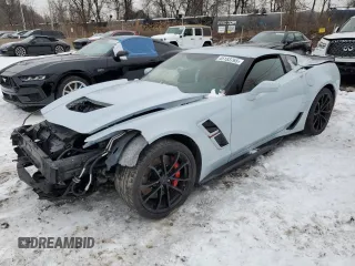 2019 Chevrolet Corvette Grand Sport 1LT with VIN 1G1YW2D71K5112647, listed as a Copart auction lot 45183765 with 22,769 mi miles and Salvage title. Bid and sale history available at DreamBid. Image 1.