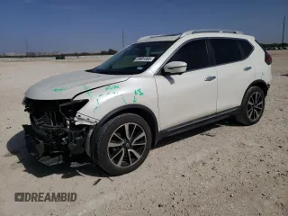 2019 Nissan Rogue S with VIN 5N1AT2MTXKC806601, listed as a Copart auction lot 49001305 with 68,982 mi miles and Salvage Title. Bid and sale history available at carsss.com. Image 1.