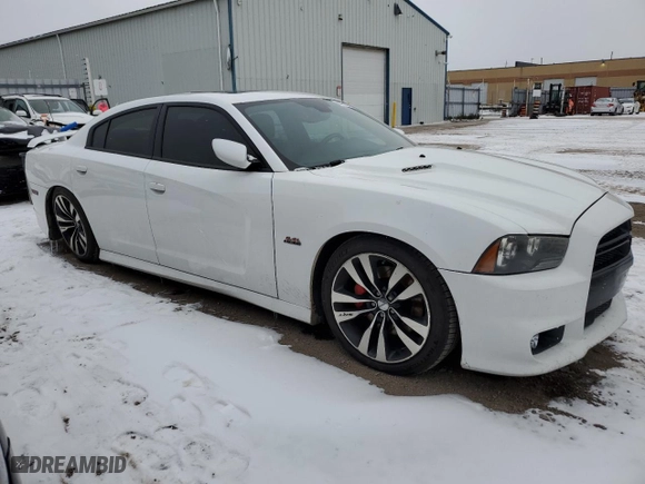 2012 Dodge Charger SRT8 with VIN 2C3CDXEJ2CH105073, listed as a Copart auction lot 85761364 with 232,708 mi miles and Clean Title. Bid and sale history available at carsss.com. Image 4.