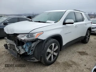 2020 Chevrolet Traverse LT Leather with VIN 1GNEVHKW2LJ245489, listed as a Copart auction lot 48779355 with 87,557 mi miles and Salvage Title. Bid and sale history available at carsss.com. Image 1.