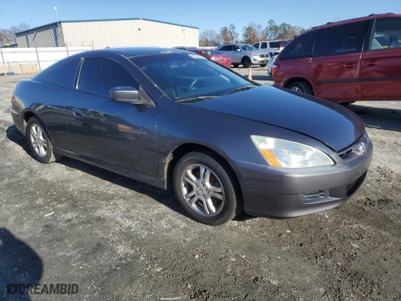 2007 Honda Accord Cpe LX with VIN 1HGCM72367A015576, listed as a Copart auction lot 85002104 with 154,382 mi miles and Salvage Title. Bid and sale history available at carsss.com. Image 4.