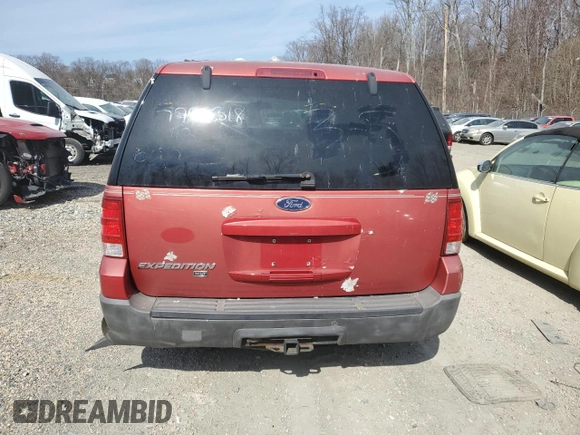 2003 Ford Expedition XLT Value with VIN 1FMPU16W93LC56852, listed as a Copart auction lot 48172025 with 0 mi miles and Salvage Title. Bid and sale history available at carsss.com. Image 6.