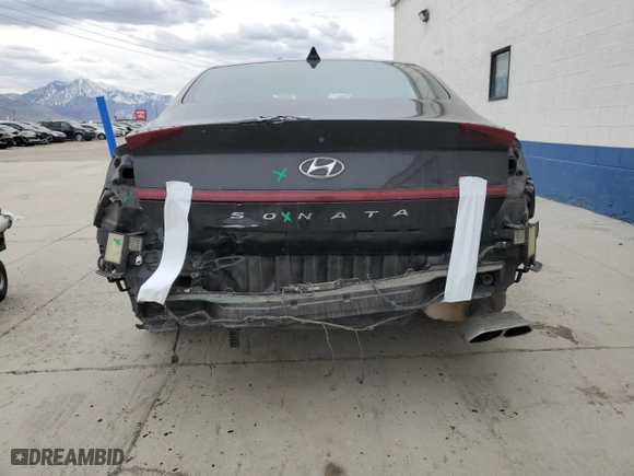 2021 Hyundai Sonata SEL with VIN KMHL64JA5MA151051, listed as a Copart auction lot 50962115 with 90,376 mi miles and Salvage Title. Bid and sale history available at carsss.com. Image 6.