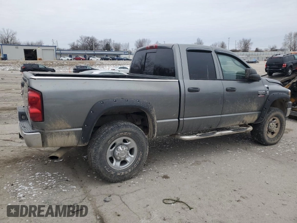 2008 Dodge Ram 3500 SLT with VIN 3D7MX38A78G136313, listed as a Copart auction lot 45370435 with 0 mi miles and Salvage Title. Bid and sale history available at carsss.com. Image 3.