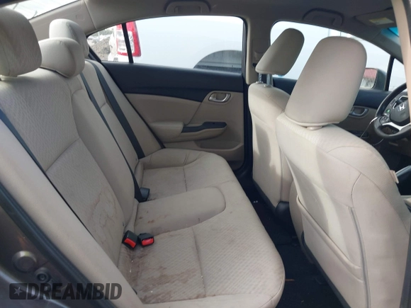 2014 Honda Civic Sedan LX with VIN 19XFB2F50EE043934, listed as a IAAI auction lot 41923868 with 185,922 mi miles. Bid and sale history available at carsss.com. Image 8.