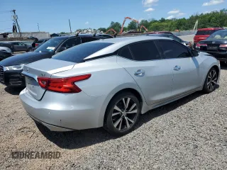 2017 Nissan Maxima Platinum with VIN 1N4AA6APXHC444065, listed as a Copart auction lot 58602495 with 93,446 mi miles and Salvage title. Bid and sale history available at DreamBid. Image 3.