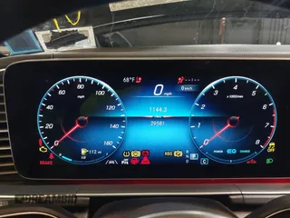 2022 Mercedes-Benz GLS 450 with VIN 4JGFF5KE8NA733344, listed as a IAAI auction lot 42296500 with 29,581 mi miles and . Bid and sale history available at DreamBid. Image 7.