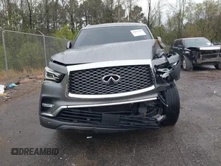 2018 Infiniti QX80 with VIN JN8AZ2NFXJ9664942, listed as a IAAI auction lot 41817171 with 126,294 mi miles. Bid and sale history available at carsss.com. Image 6.