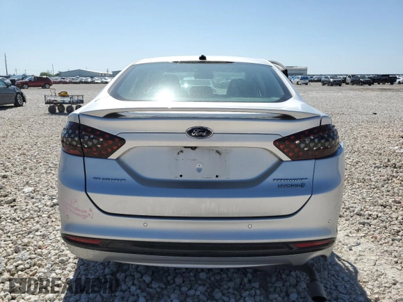 2013 Ford Fusion Titanium Hybrid with VIN 3FA6P0RUXDR375739, listed as a Copart auction lot 52332165 with 162,524 mi miles and Salvage Title. Bid and sale history available at DreamBid. Image 6.