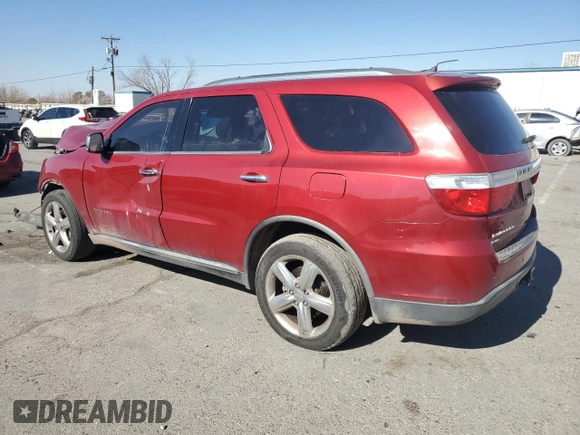 2011 Dodge Durango Citadel with VIN 1D4RE5GG8BC664480, listed as a Copart auction lot 88472365 with 213,747 mi miles and Salvage Title. Bid and sale history available at carsss.com. Image 2.