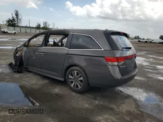 2015 Honda Odyssey Touring Elite with VIN 5FNRL5H90FB129008, listed as a Copart auction lot 47995945 with Not provided miles and Non repairable. Bid and sale history available at DreamBid. Image 2.