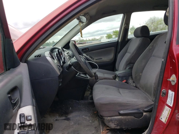 2005 Pontiac Vibe with VIN 5Y2SL63835Z410525, listed as a Copart auction lot 56219765 with 299,999 mi miles and Clean title. Bid and sale history available at DreamBid. Image 7.