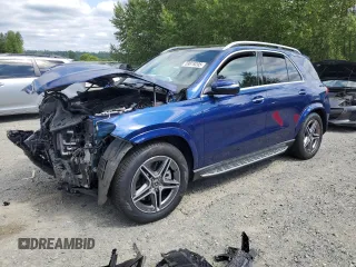 2021 Mercedes-Benz GLE 450 z VIN 4JGFB5KB1MA358171, wystawiony jako Copart lot #59819205 z przebiegiem Nie podano mil oraz Szkoda całkowita • Salvage title. Historia ofert i sprzedaży dostępna na DreamBid. Obrazek 1.