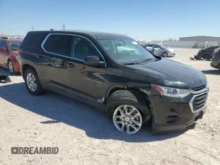 2021 Chevrolet Traverse LS with VIN 1GNERFKW1MJ242528, listed as a Copart auction lot 49739655 with 49,697 mi miles and Salvage Title. Bid and sale history available at carsss.com. Image 4.