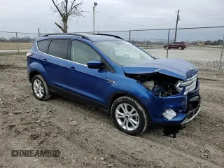 2018 Ford Escape SEL with VIN 1FMCU0HD2JUD17843, listed as a Copart auction lot 52518245 with 54,009 mi miles and Salvage Title. Bid and sale history available at carsss.com. Image 12.
