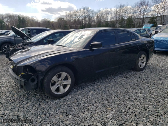 2014 Dodge Charger SE with VIN 2C3CDXBG9EH349301, listed as a Copart auction lot 54000015 with 210,349 mi miles and Clean Title. Bid and sale history available at carsss.com. Image 1.