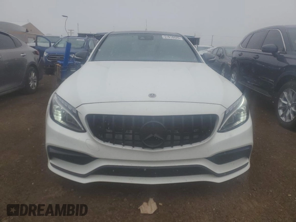 2018 Mercedes-Benz C 63 AMG with VIN 55SWF8GB5JU260006, listed as a Copart auction lot 51618625 with 84,383 mi miles and Salvage title. Bid and sale history available at DreamBid. Image 5.